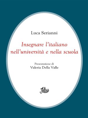 cover image of Insegnare l'italiano nell'università e nella scuola